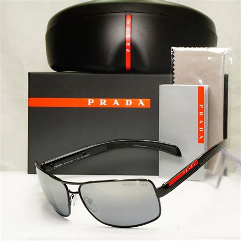 prada sunglasses sps 54i polarized black 5av5z1 sps54i men's|prada sps 54i products for sale .